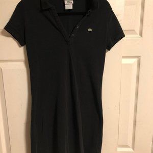 LACOSTE Black Mini dress Size 40 (Equivalent to M)